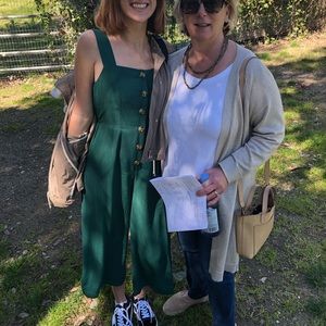 Emerald green jumpsuit